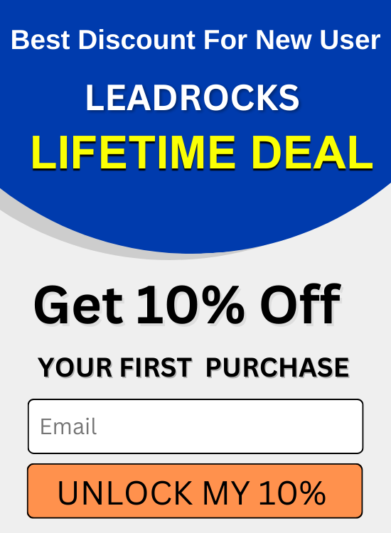 LeadRocks Lifetime deal 10% Discount