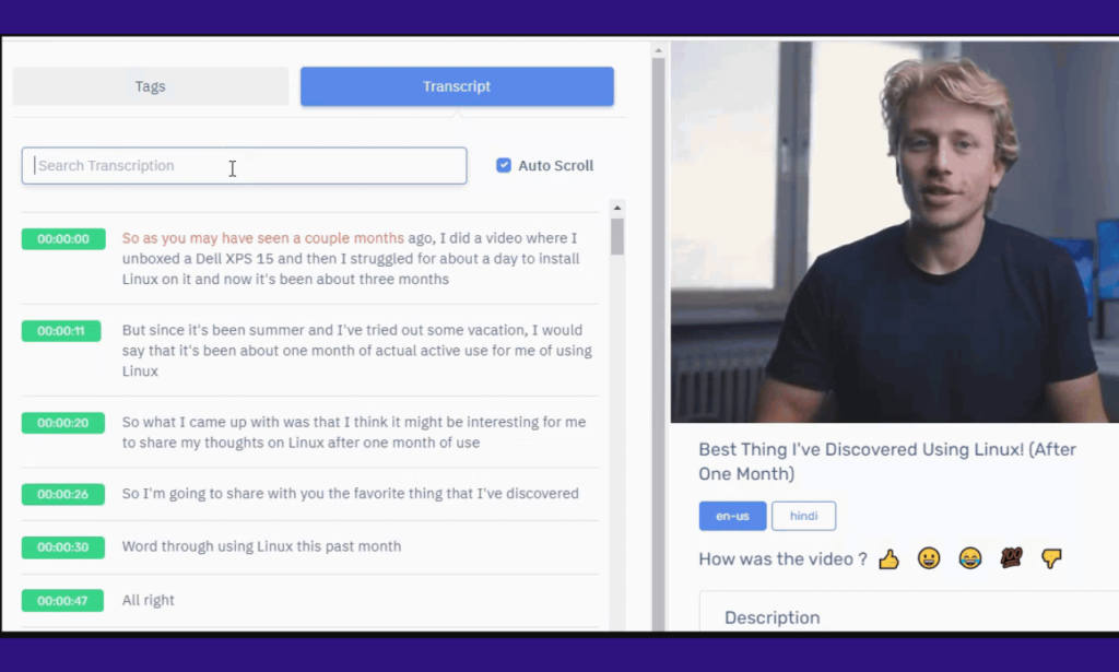 Vidtags Search Any Point Of Your Video
