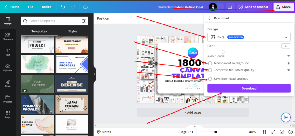 canva design download